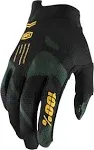 100% iTrack Gloves Sentinel Black - Small