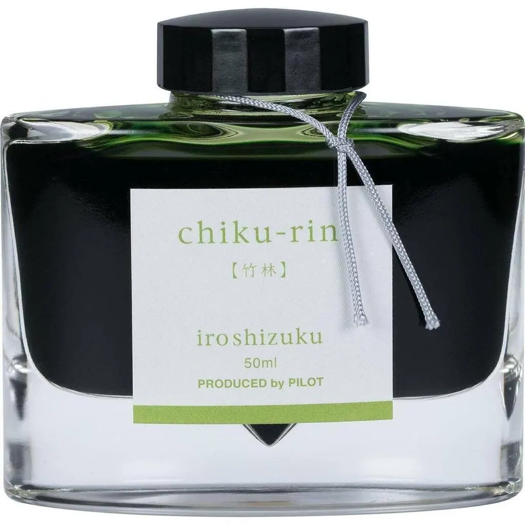 Pilot Ink Iroshizuku 50ml Green - Chiku-rin (Bamboo Forest)