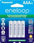 Eneloop AAA Rechargeable Batteries (4 pack)