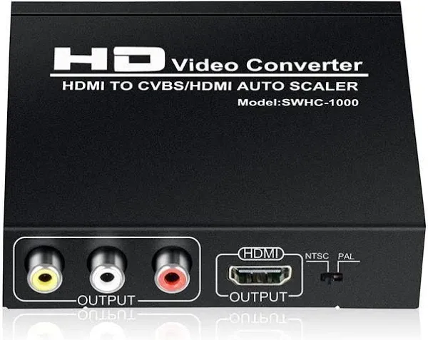 HDMI to RCA and HDMI Adapter Converter