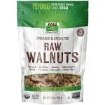 Now Foods Organic Raw Walnuts Unsalted 12 oz