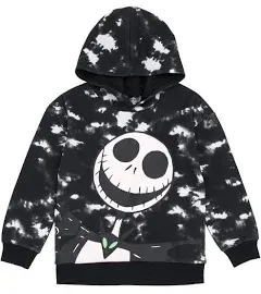 Disney Nightmare Before Christmas Oogie Boogie Jack Skellington Fleece Pullover Hoodie Toddler to Big Kid