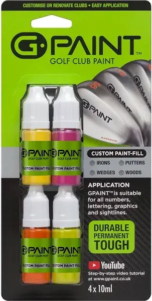 G-Paint Golf Club Paint 4-Pack