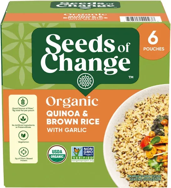 Seeds of Change Organic Quinoa and Brown Rice 8.5 Ounce (6 Count)