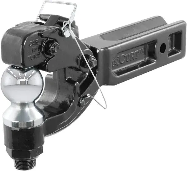 Curt Receiver-Mount Ball & Pintle Hitch 48012