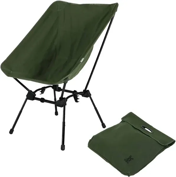 DOD Sugoi Chair - A Portable Camping and Backpacking Chair - Adjustable to The Ideal Height and Seating - Angle for Any Outdoor Activity - Tan