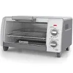 OVEN TOAST 4 SLICE SLVR & GRY