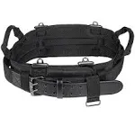 Klein Tools 55919 Tool Belt, Electrician Tool Belt for use with Modular Pouches from Klein Tools Click Lock Modular System, Size L