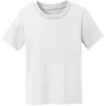 Port & Company CAR54T Toddler Core Cotton Tee - White - 4T