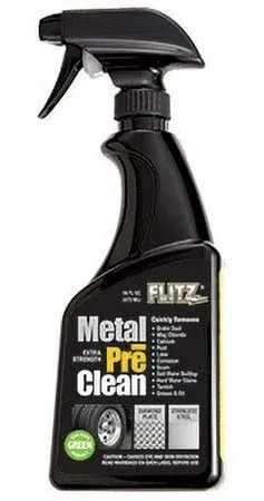 Flitz Metal Pre-Clean - All Metals Icluding Stainless Steel - 16oz Spray Bottle