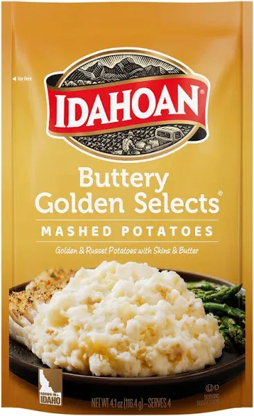 Idahoan Buttery Golden Selects Mashed Potatoes