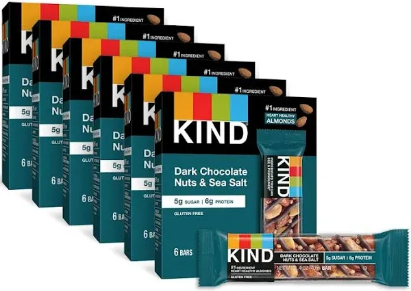 Kind Bars, Dark Chocolate Nuts Sea Salt