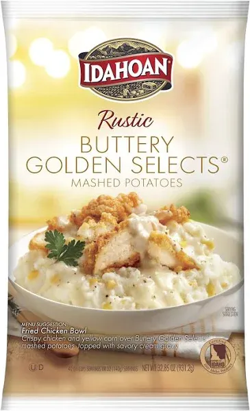 Idahoan Buttery Golden Selects Mashed Potatoes