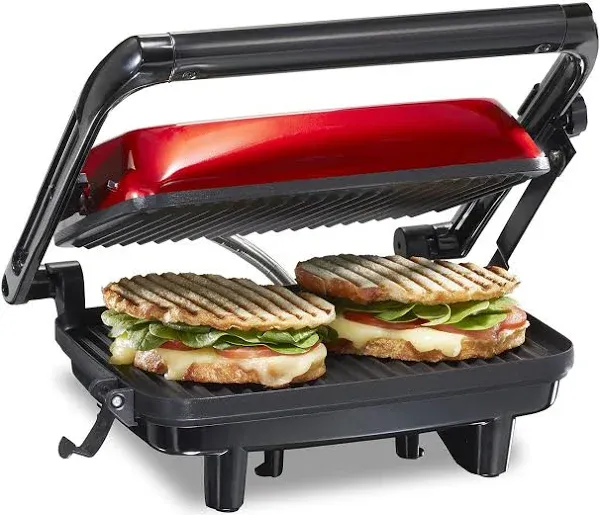 Panini Press Indoor Grill and Sandwich Maker Electric Appliance 