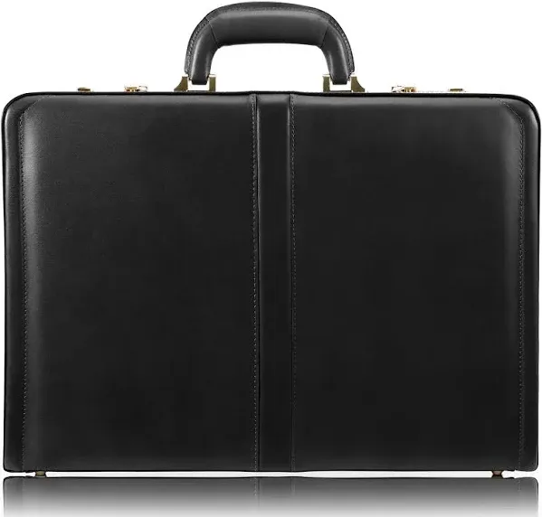 McKlein Reagan Leather Attache Case