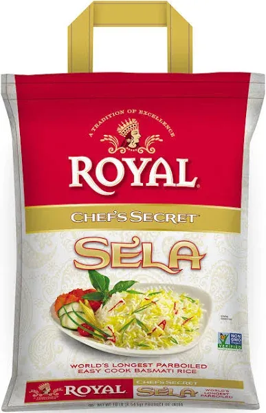 Royal Chef's Secret Parboiled Sella Extra Long Basmati Rice