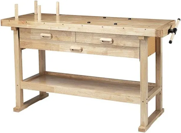 Yukon 60 in., Three Drawer Hardwood Workbench 58832