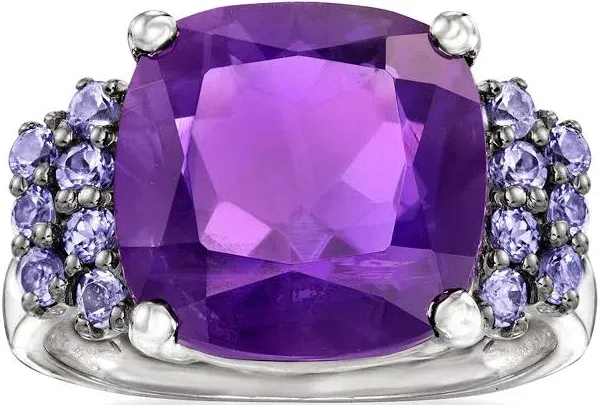 Ross-Simons 5.5ct Amethyst and .4 CTW Tanzanite Ring