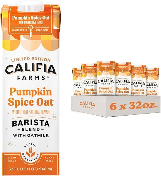 Califia Farms Pumpkin Spice Oat Barista Blend