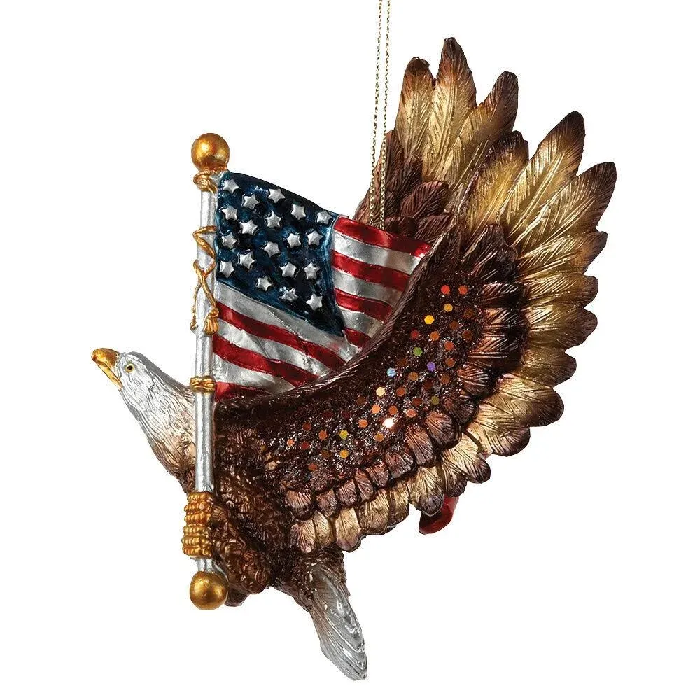 Kurt Adler Patriotic American Eagle Ornament