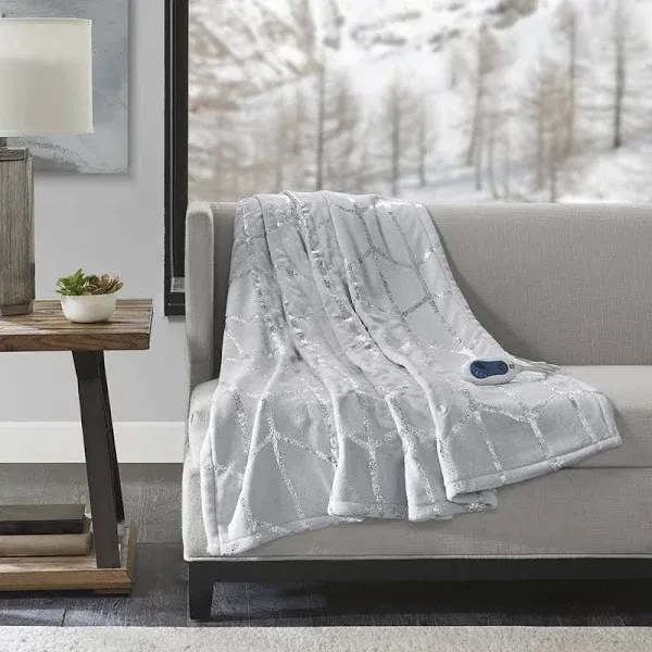 True North Sleep Philosophy Raina Heated Metallic Printed Throw