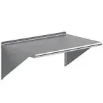 Amgood 36 inch Long x 24 inch Deep Stainless Steel Wall Shelf | NSF Certified | Appliance & Equipment Metal Shelving | Kitchen, Restaurant, Garage,