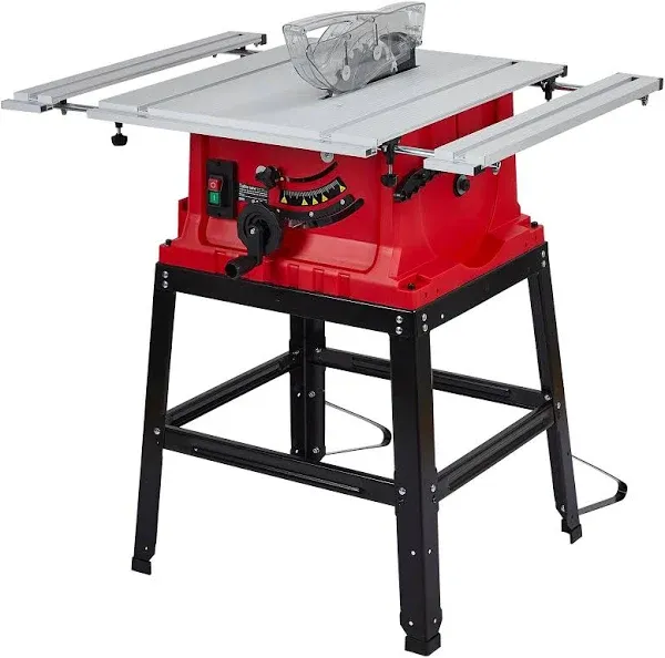 10 inch 15A Multifunctional Table Saw with Stand & Push Stick