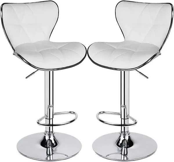 Leader Shell Back Bar Stools (Set of 2)