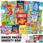 Mix Snacks Variety Pack for Adults - 40 Count Snack Box Candy Bulk Snack Food 