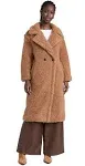 UGG Women's Gertrude Long Teddy Coat