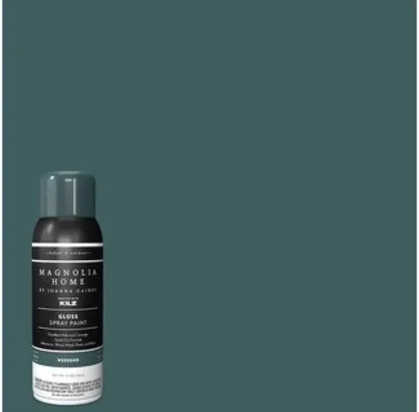 Magnolia Home by Joanna Gaines Enamel Interior/Exterior Spray Paint for Small Projects, Gloss, WEEKEND - 12 oz. Aerosol