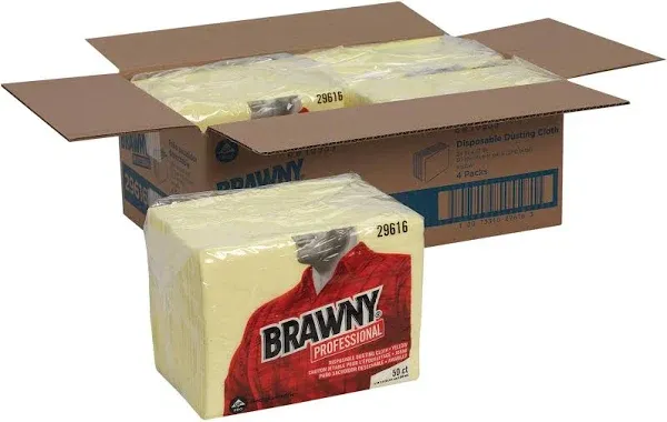 Brawny Dusting Cloths Quarterfold