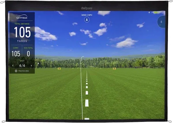 GoSports Golf Simulator Impact Screen - 7 ft