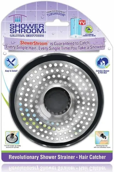 ShowerShroom Ultra Revolutionary Shower Hair Catcher Drain Protector