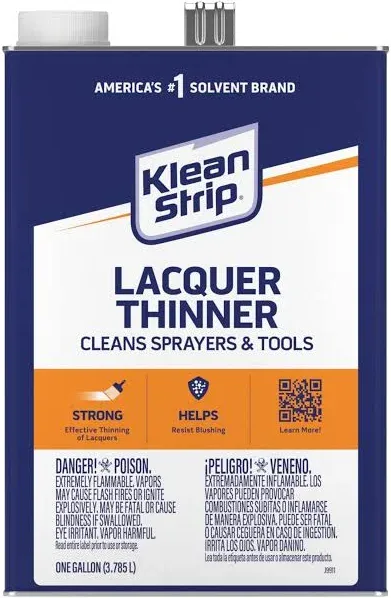 Klean Strip Lacquer Thinner 1 qt