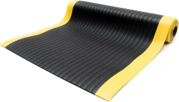 Bertech Anti-Fatigue Floor Mat AFRB38-3x6BLKYB