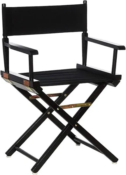 Casual Home Director's Chair Black Frame Canvas