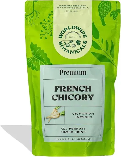 Organic French Chicory Root - Brew Like Coffee, Blend Roasted Chicory Root Wi...