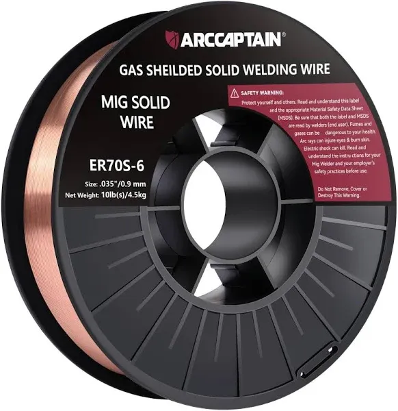 ARCCAPtain ER70S-6 Welding Solid Wire