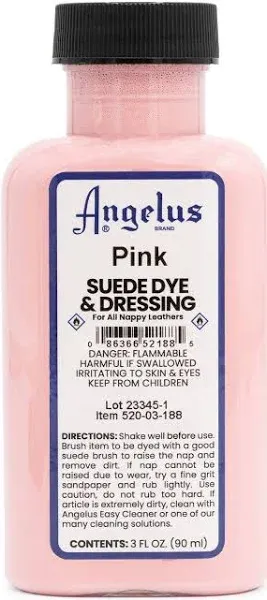 Angelus Suede Dye Pink