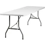 30x96 White Plastic Fold Table RB-3096-GG