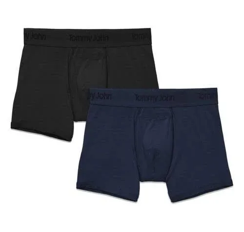 Tommy John Men's Second Skin Boxer Briefs