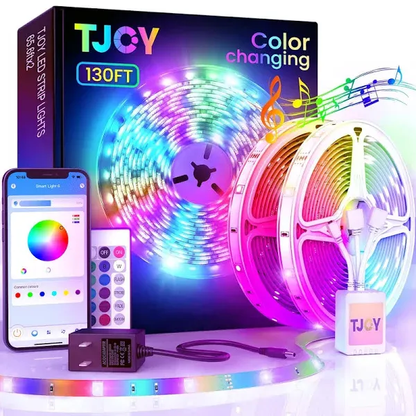 TJOY 130ft Bluetooth LED Strip Lights