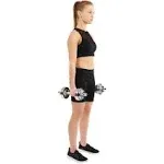 Sunny Health & Fitness 33lbs Chrome Dumbbell Set