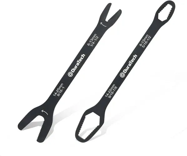 DURATECH Mini Wrench Set, Universal Wrench Set, SAE & Metric