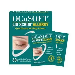 OcuSOFT Lid Scrub Allergy 30 Pads