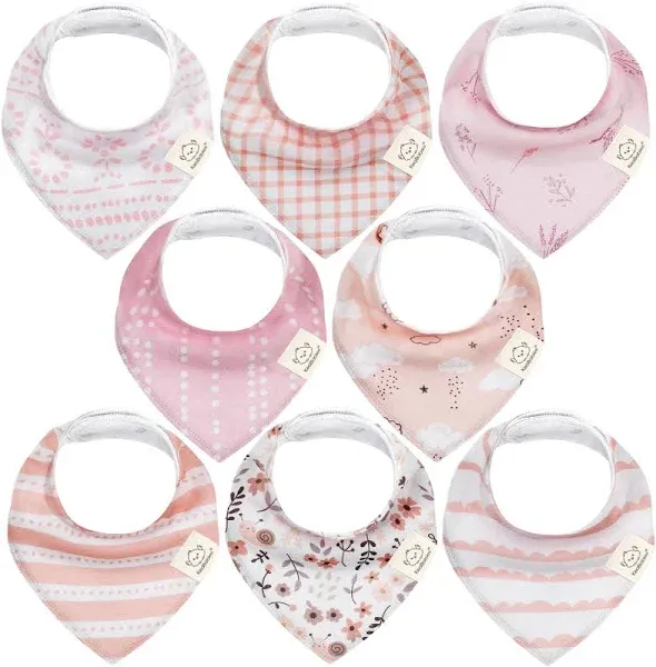 KeaBabies Organic Baby Bandana Bibs