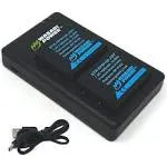 Wasabi Power NP-W126, NP-W126S Battery (2-Pack) Micro USB Dual Charger for Fuji 