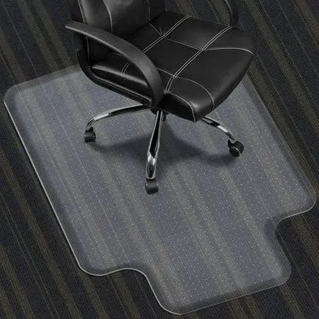 Chair Mat for Carpeted Floor with Lip,47&#039;&#039;×36&#039;&#039; PVC Carpet Protector for Low Pil