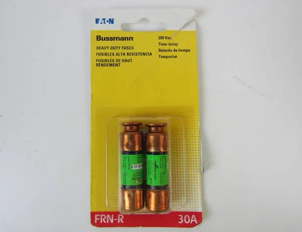 Bussmann Bp/frn-r-30 30 Amp Fusetron Dual Element Time-Delay Current Limiting Class RK5 Fuse